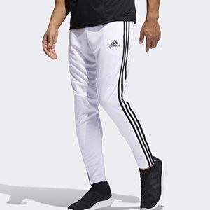 White & Black Adidas Joggers